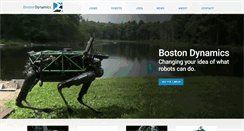 Desktop Screenshot of bostondynamics.com