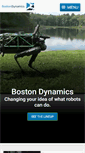 Mobile Screenshot of bostondynamics.com